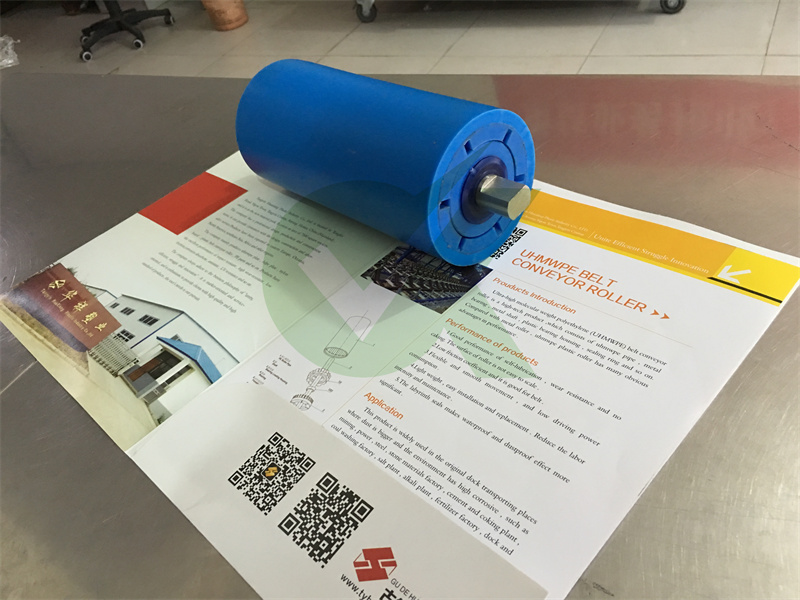 non-toxic belt idler roller for material transfer